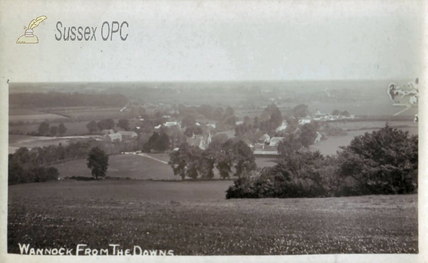 Image of Wannock - View from the Downs