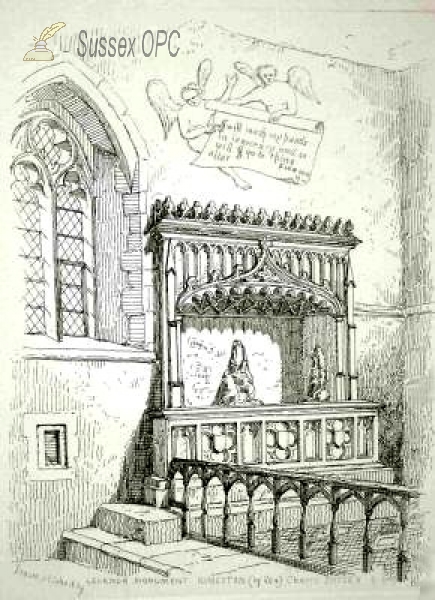 Kingston - St Pancras church (interior - tomb)