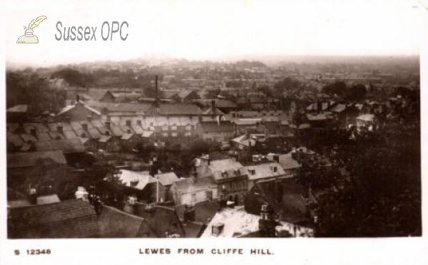 Image of Lewes - View from Cliffe Hill