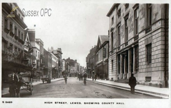 Image of Lewes - High Street (County Hall)