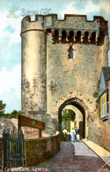 Image of Lewes - Castle gate