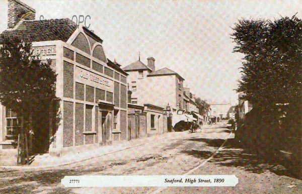 Image of Lewes - High Street in 1890