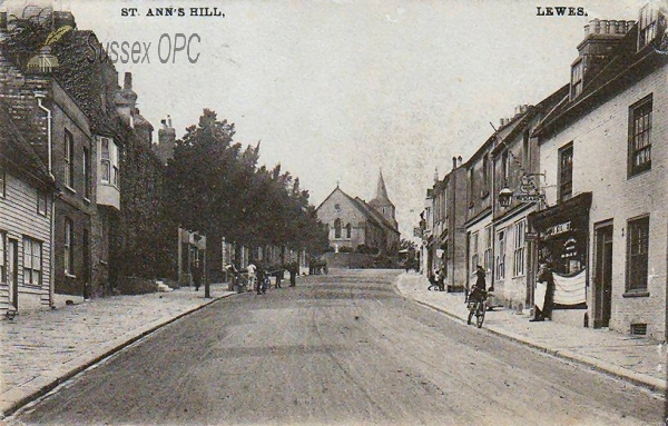 Lewes - St Anne's Hill & Church