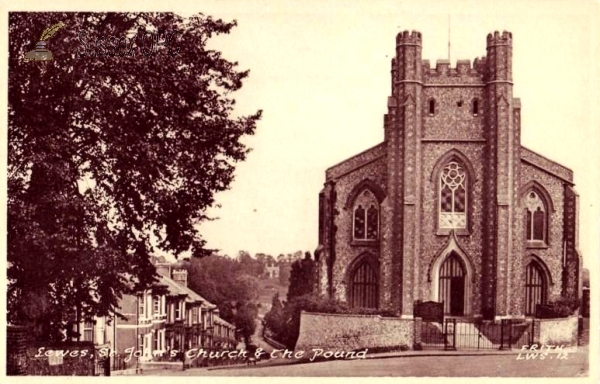 Image of Lewes - St John's Church & The Pound
