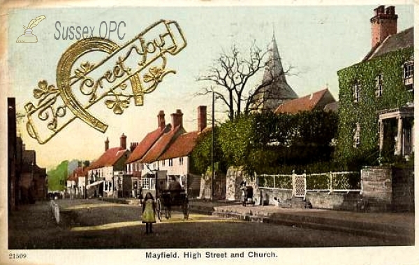 Image of Mayfield - The High Street and Church