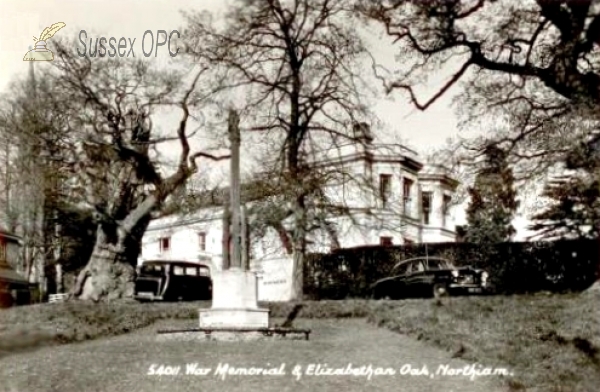 Image of Northiam - War Memorial & Elizabethan Oak