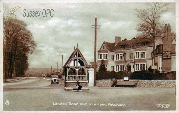 Image of Patcham - London Road, The Black Lion & Fountain