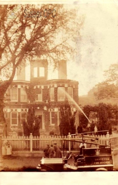 Image of Withdean - The Priory struck by lightning - June 6th 1910