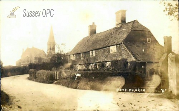 Image of Pett - Corner Cottage & St Mary & St Peter Church