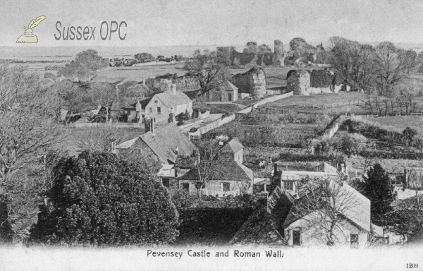 Image of Pevensey - Castle & Roman Wall