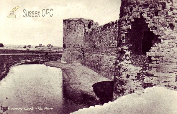 Image of Pevensey - The Castle Moat