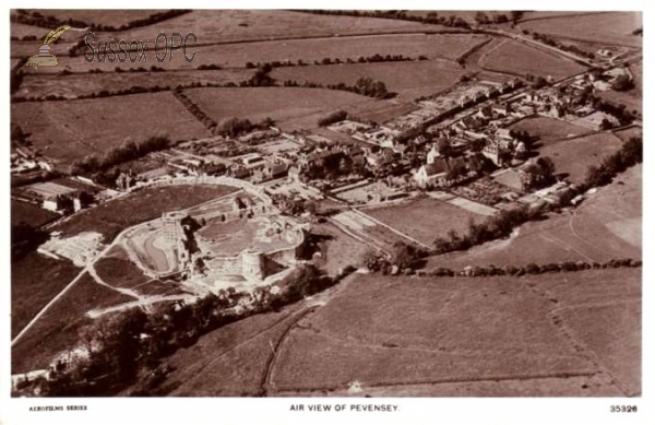 Image of Pevensey - View from the air