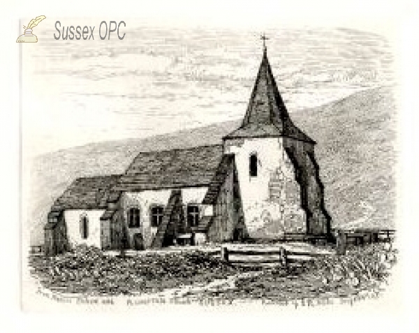 Plumpton - The Church c.1851