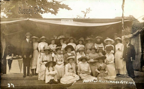 Image of Preston - Midsummer Fete, 1912 (Refreshment Stall)