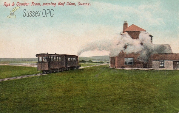 Image of Camber - Tram Passing Golf View