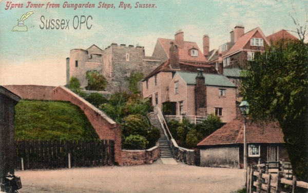 Image of Rye - Ypres Tower from Gungarden Steps