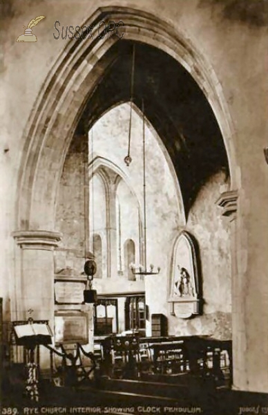 Image of Rye - St Mary's Church (Clock Pendulum)