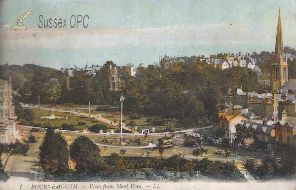 Bournemouth - View from Mont Dore