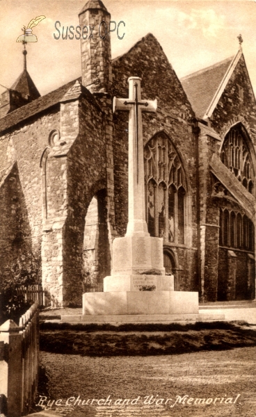 Image of Rye - Church & War Memorial