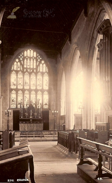 Rye - St Mary's Church (interior)