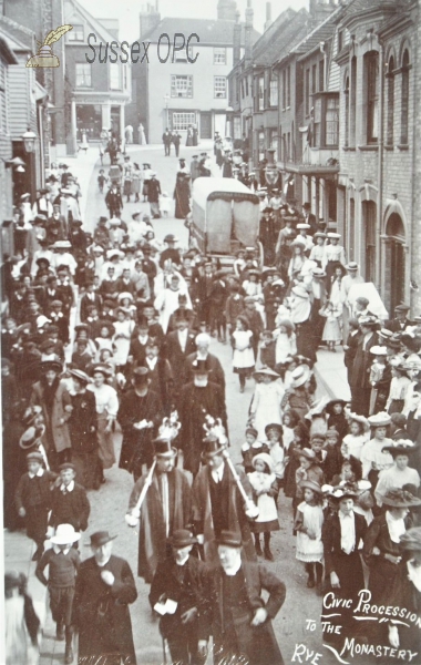 Image of Rye - Civic Procession to Monastery