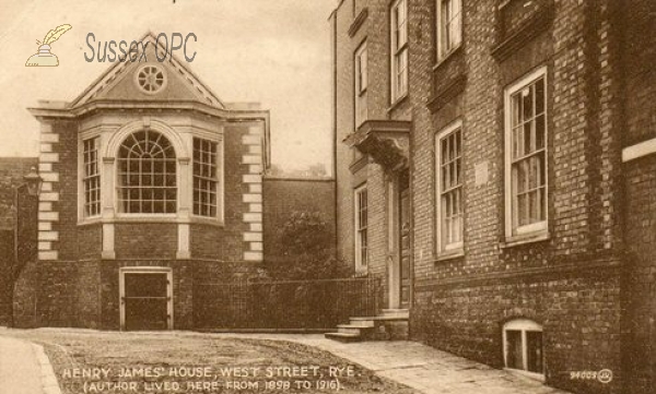 Image of Rye - West Street (Henry James' House)