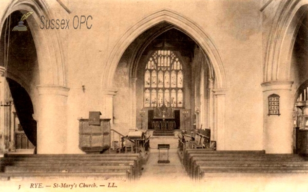 Image of Rye - St Mary (Interior)