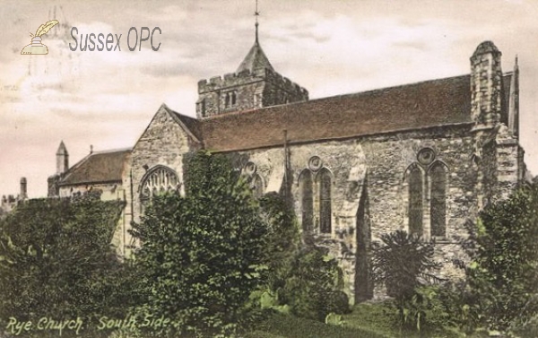 Image of Rye - St Mary's Church (South Side)