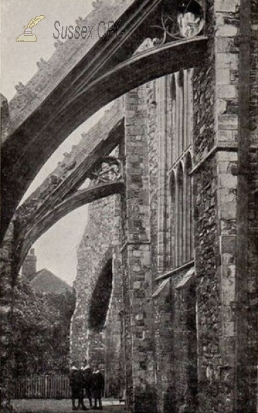 Image of Rye - St Mary's Church (East End, Buttresses)