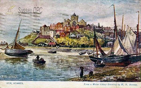 Image of Rye - The Harbour and View of the Town
