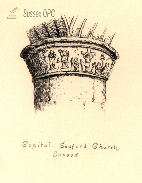 Image of Seaford - St Leonard's Church (Capital detail)