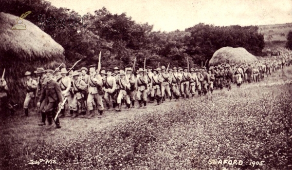 Image of Seaford - 24th Middlesex Regiment marching