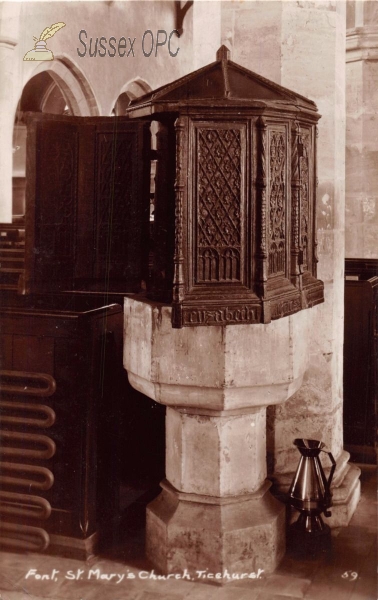 Ticehurst - St Mary (Font)