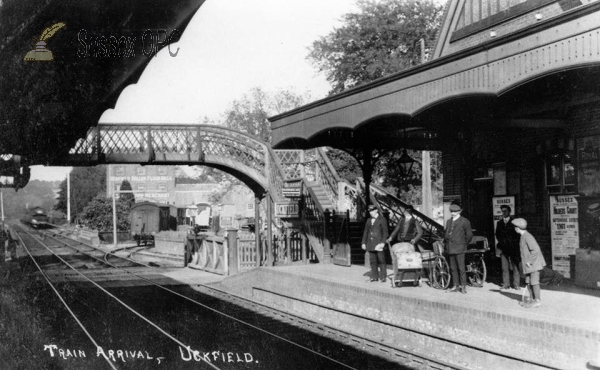 Image of Uckfield - Railway Station (Train Arriving)