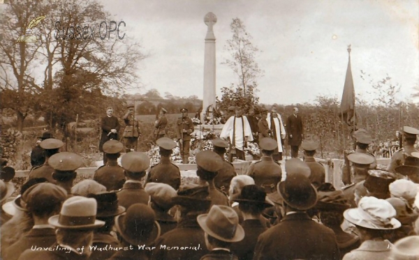 Image of Wadhurst - Unveiling War Memorial