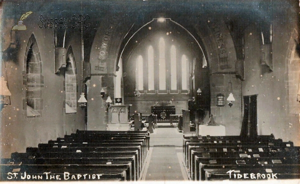 Tidebrook - St John the Baptist (Interior)