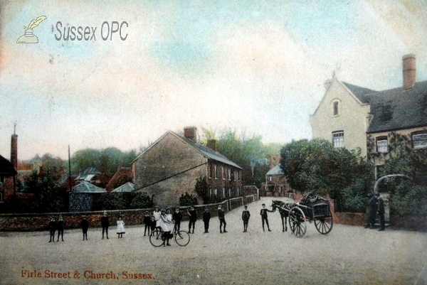Image of West Firle - The Street & Church