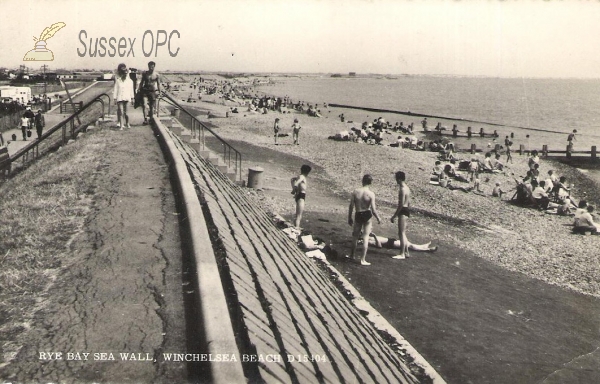 Image of Winchelsea Beach - Rye Bay Sea Wall