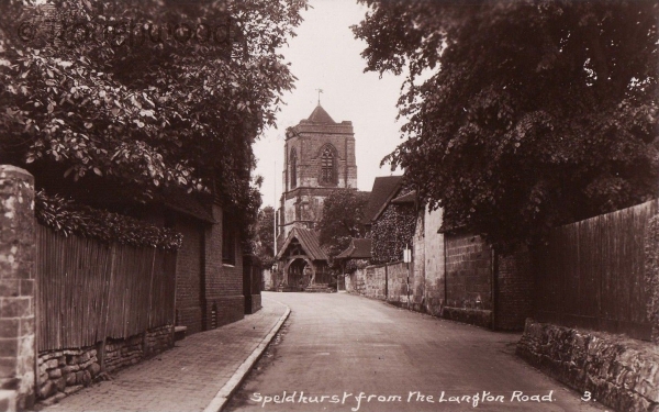 Image of Speldhurst - St Mary's Church from Langton Road (Variant)