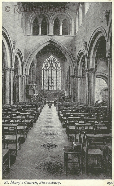 Image of Shrewsbury - St Mary (Interior)