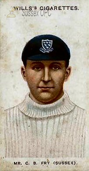 Image of Sussex Cricketer - C B Fry