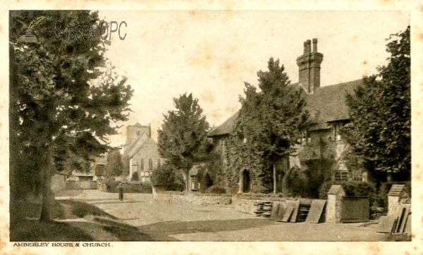 Image of Amberley - Amberley House and Church