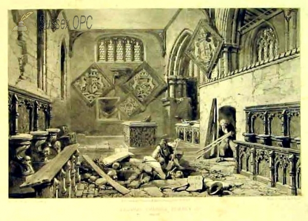 Image of Arundel - Excavations in the church