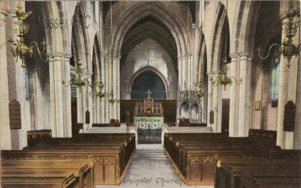 Arundel - St Nicholas Church (interior)