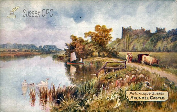 Image of Arundel - The Castle from the River