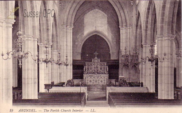 Image of Arundel - The Parish Church Interior