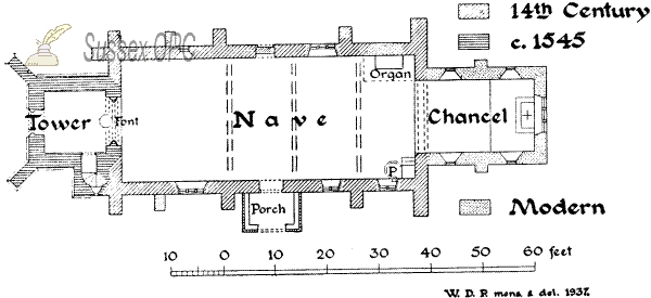 Birdham - St James Church (Plan)