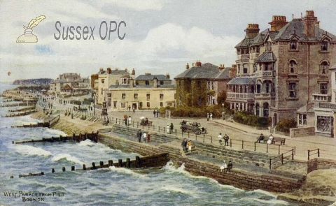 Image of Bognor - West Parade from Pier