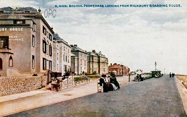 Image of Bognor - Promenade (Looking from Highbury Boarding House)