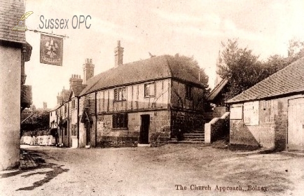 Image of Bolney - Church Approach and Eight Bells Inn